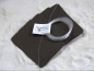 4x Pflanzplatten schwarz ca. 8x5cm mit Befestigung