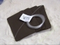 4x Pflanzplatten schwarz ca. 8x5cm mit Befestigung