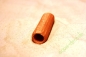 Tonröhre Terra/Weiß ca. 5,5 cm Länge ca. 2,0 cm Durchmesser