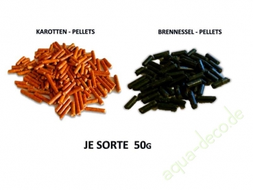 2 x 50g Garnelenfutter Sortiment3 Sticks Schnecken und Krebse