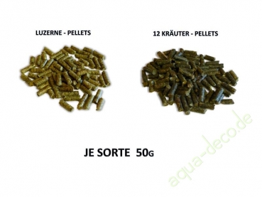 2 x 50g Garnelenfutter Sortiment4 Sticks Schnecken und Krebse