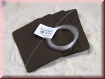 4x Pflanzplatten schwarz ca. 8x5cm mit Befestigung