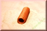 Tonröhre Terra/Weiß ca. 5,5 cm Länge ca. 2,0 cm Durchmesser
