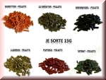 6 x 15g Garnelenfutter Sortiment1 Sticks Schnecken und Krebse