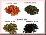 4 x 25g Garnelenfutter Sortiment2 Sticks Schnecken und Krebse